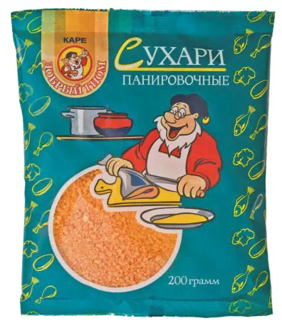 Панировочные сухари «Добрый гном» 200г-0
