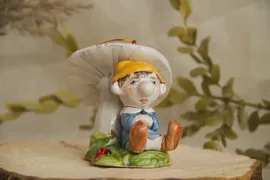 Ворчун (гном под грибом), ёлочная игрушка